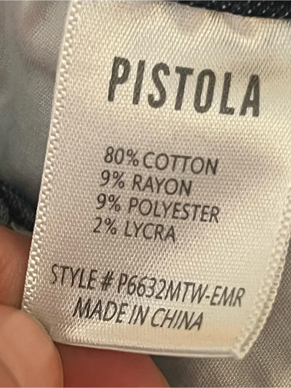 PISTOLA Arianna High Rise Skinny Jeans Emerald Dark Wash Womens Size 31 Stretch